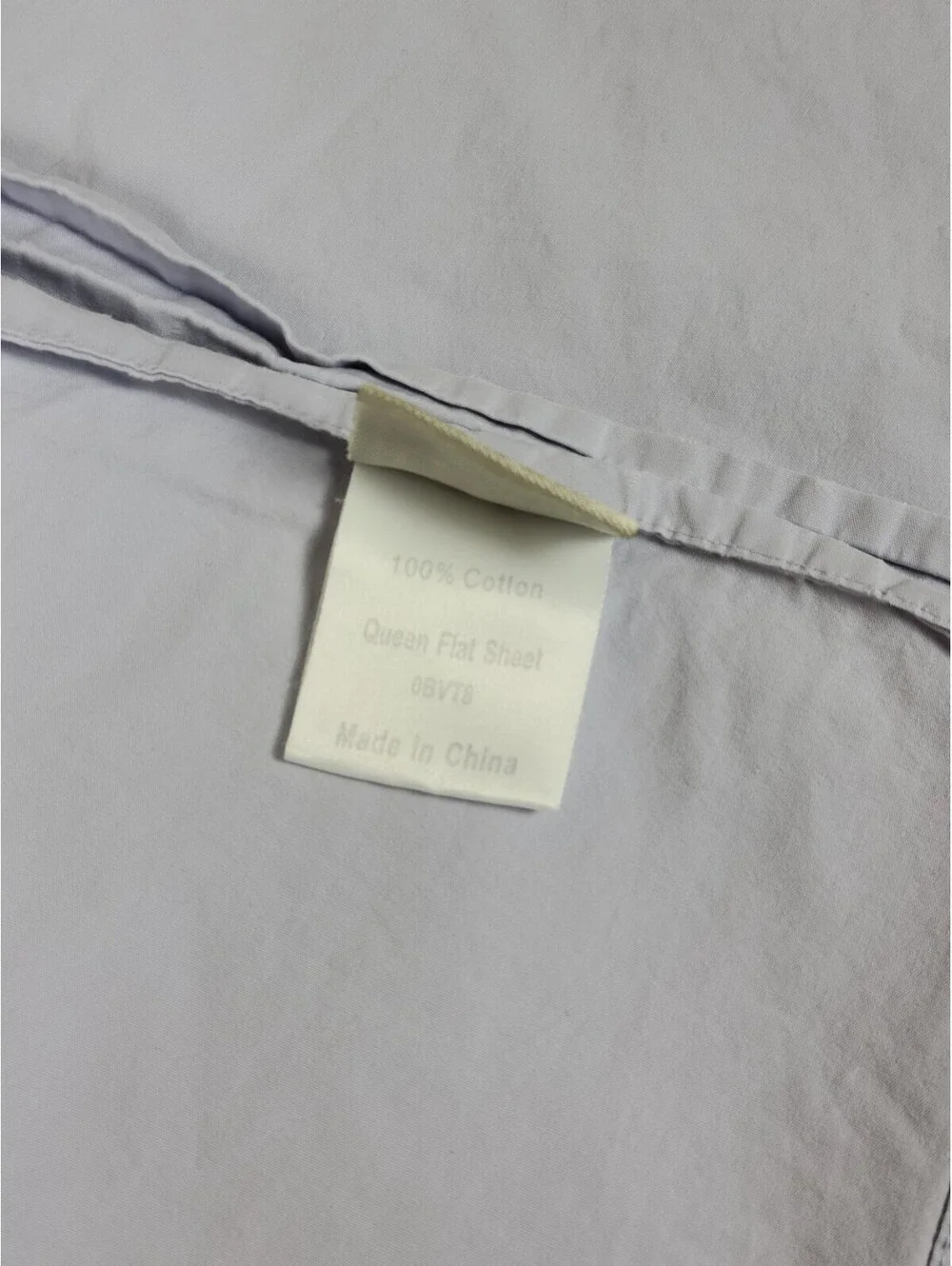 LL Bean Queen Purple Fitted & Flat Sheets